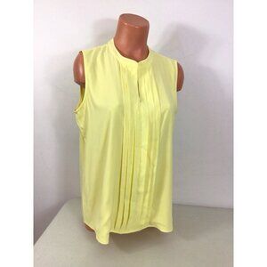 Calvin Klein Yellow Blouse Womens Large
